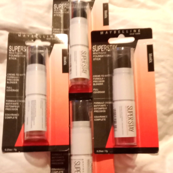 4 Maybelline superstay toffee foundation stick - Picture 1 of 3